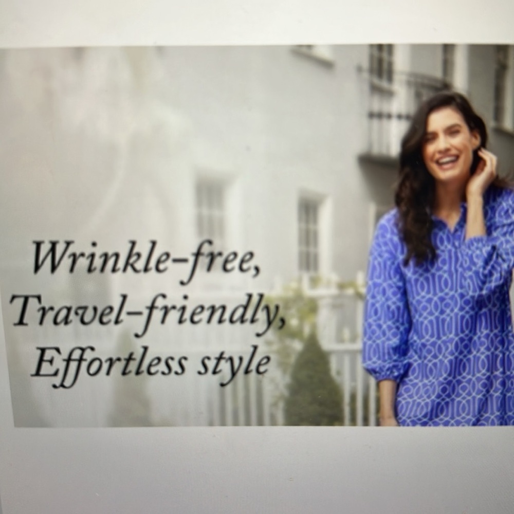 Jude Connally Blue Santorini Dress Resort Wear size large - Picture 12 of 12